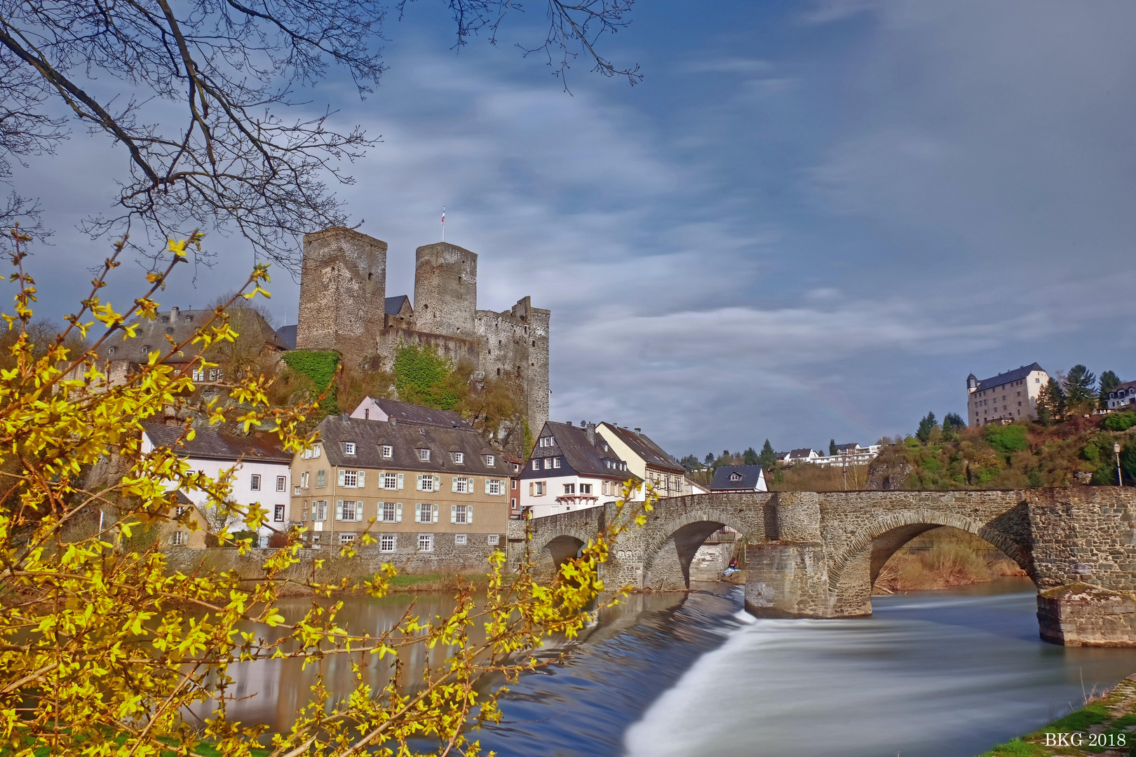 Frühlingsboten im Mittelalterpanorama Runkel 