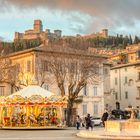 Frühlingserwachen auf der Piazza Santa Chiara