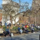 frühlingserwarten im washington square park