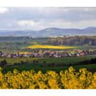 Frühlingsfarben (Blick in Richtung Korbach Nordhessen)