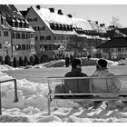 Frühlingsgefühle bei strahlendem Sonnenschein und -5 Grad in Freudenstadt