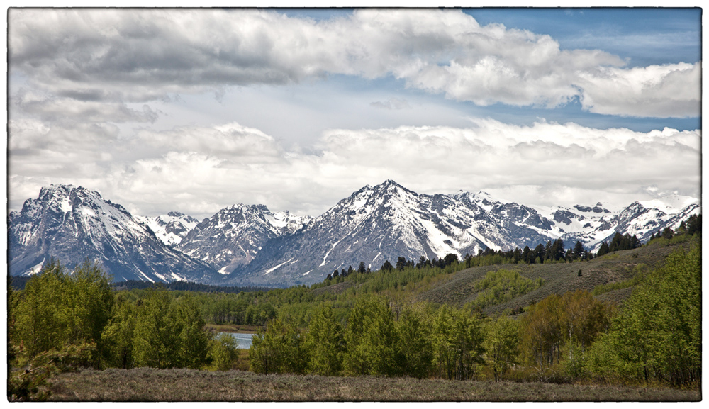 frühlingshafte Grand Tetons