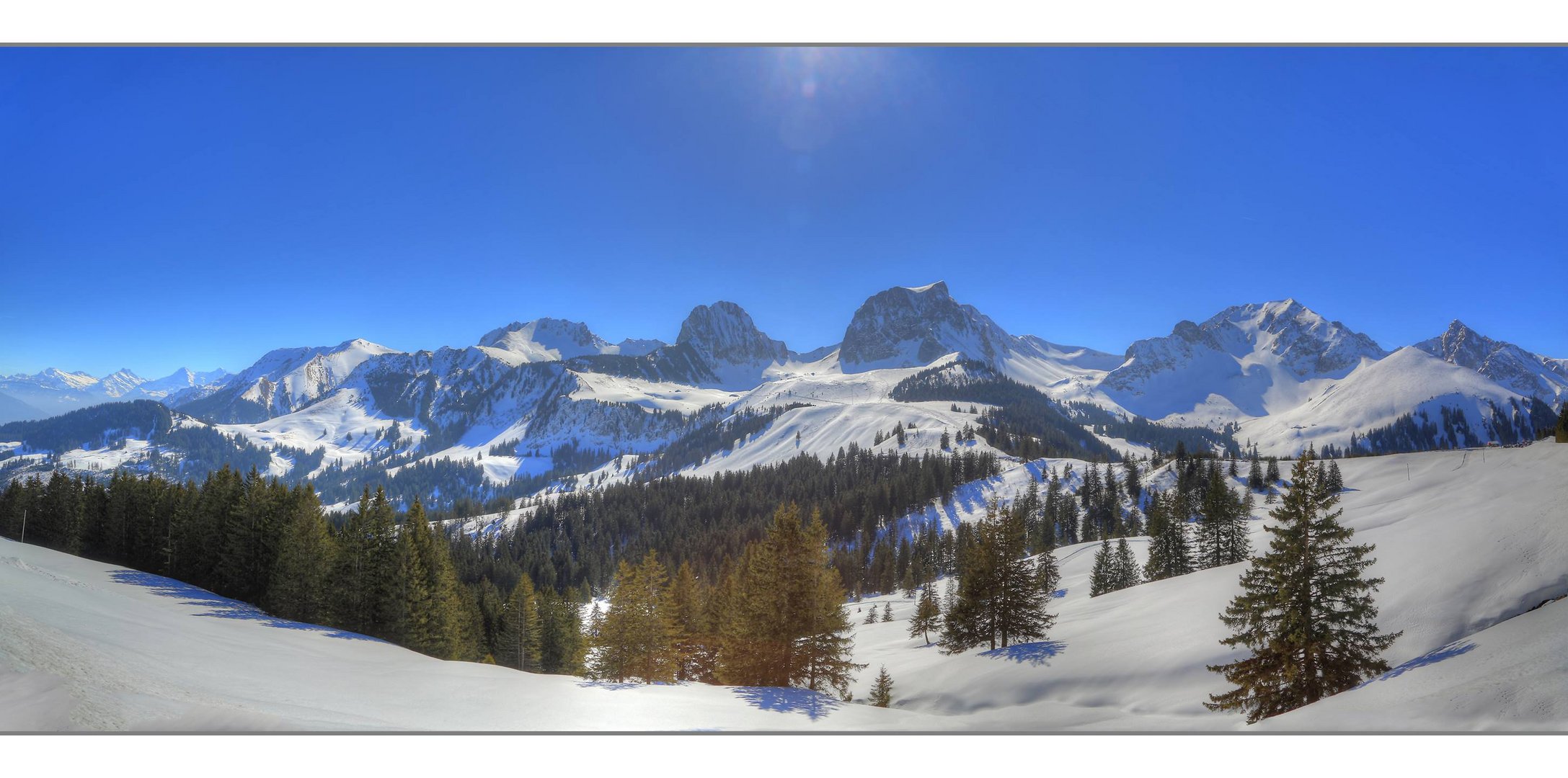 Frühlingshaftes Winterwetter