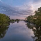 Frühlingsmorgen an der Regnitz in Franken