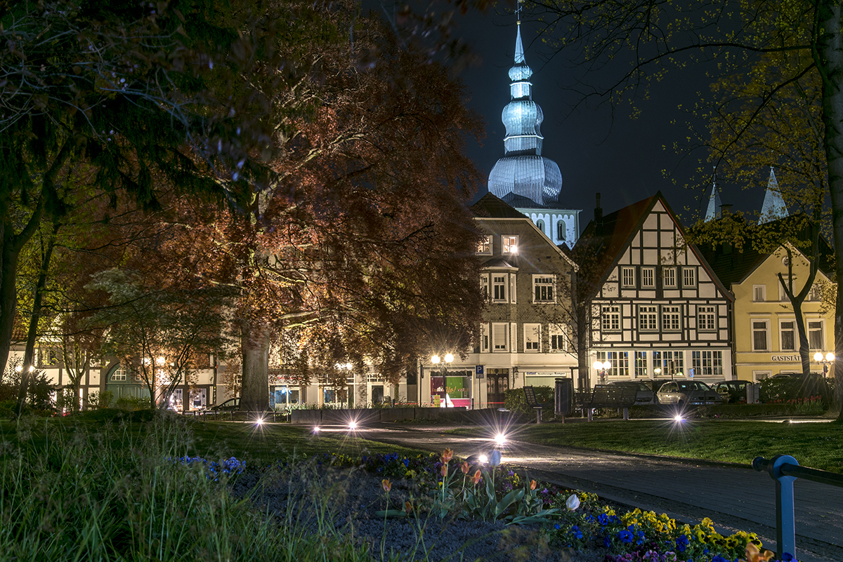 Frühlingsnacht in Lippstadt.