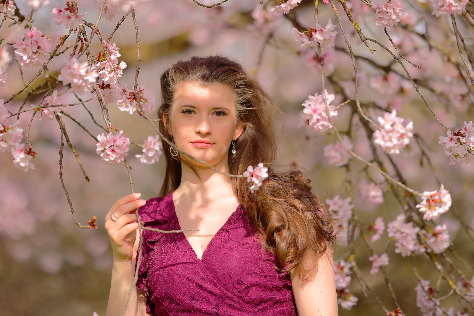 Frühlingsshooting mit Kirschblüten