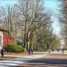 Frühlingssonne auf der Promenade