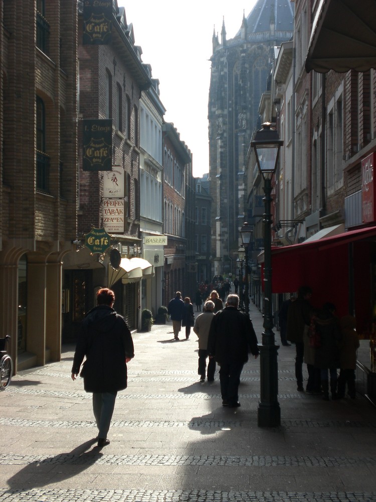 Frühlingssonne in Aachen