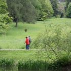 Frühlingsspiegelung im Bergpark Kassel