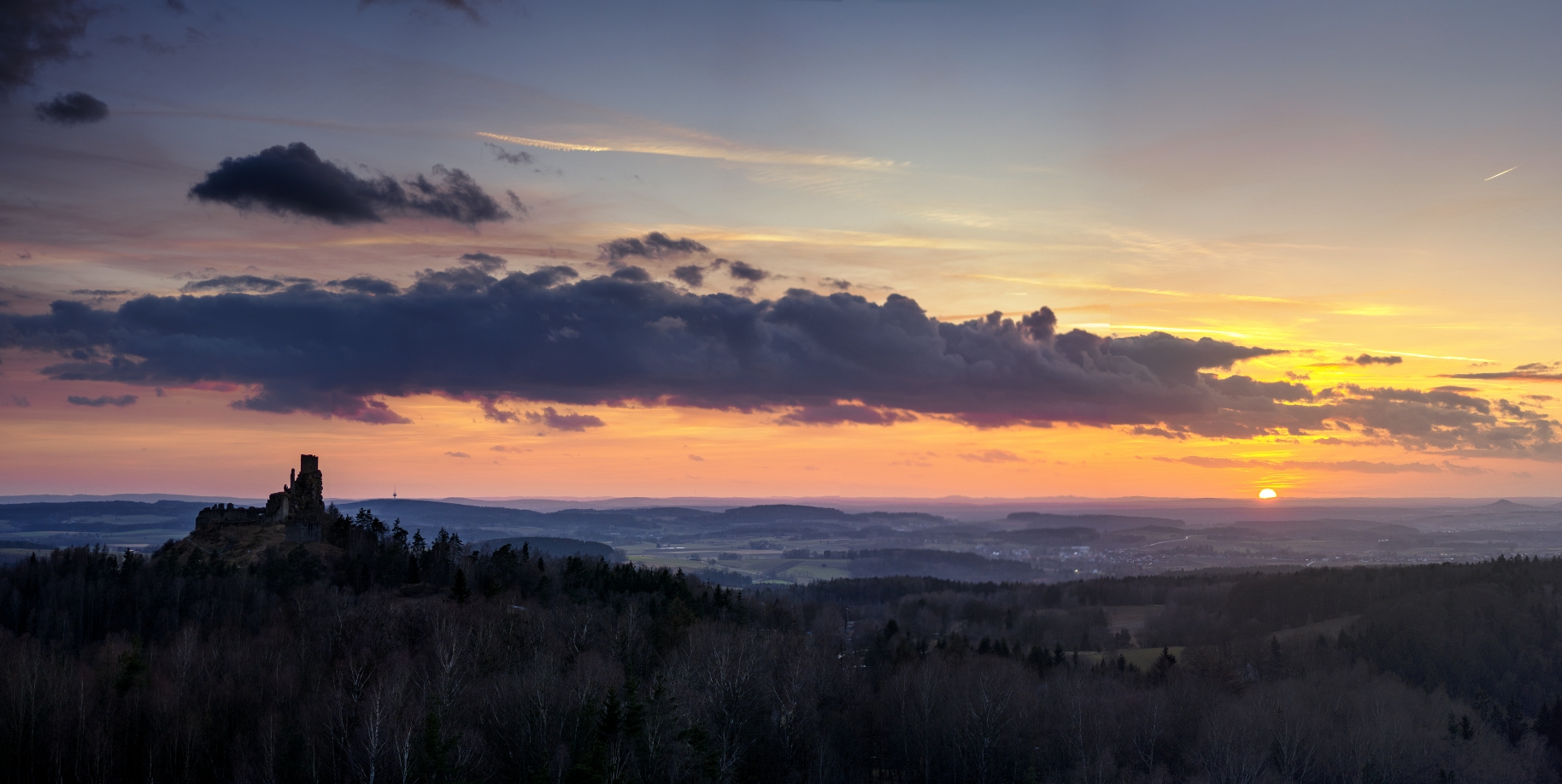 Frühlingssturm in Flossenbürg 