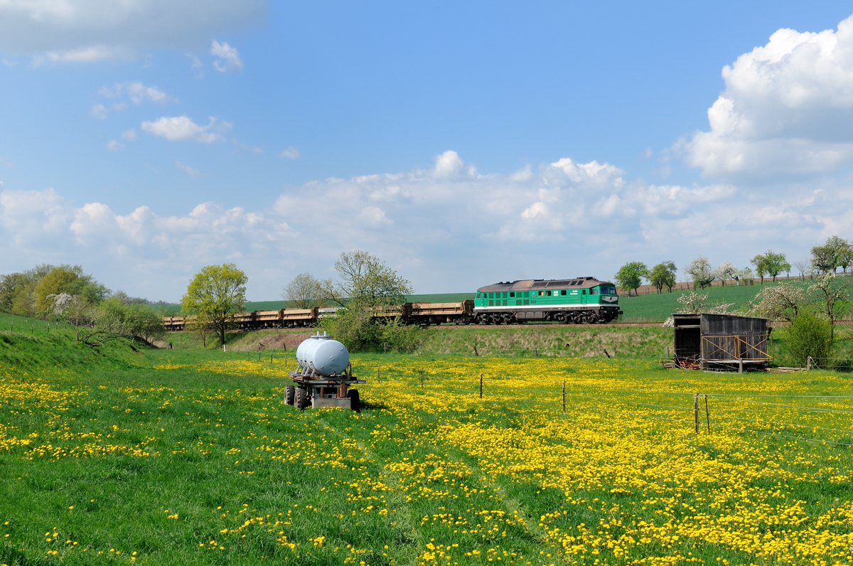 Frühlingstraum Wismut-Werksbahn