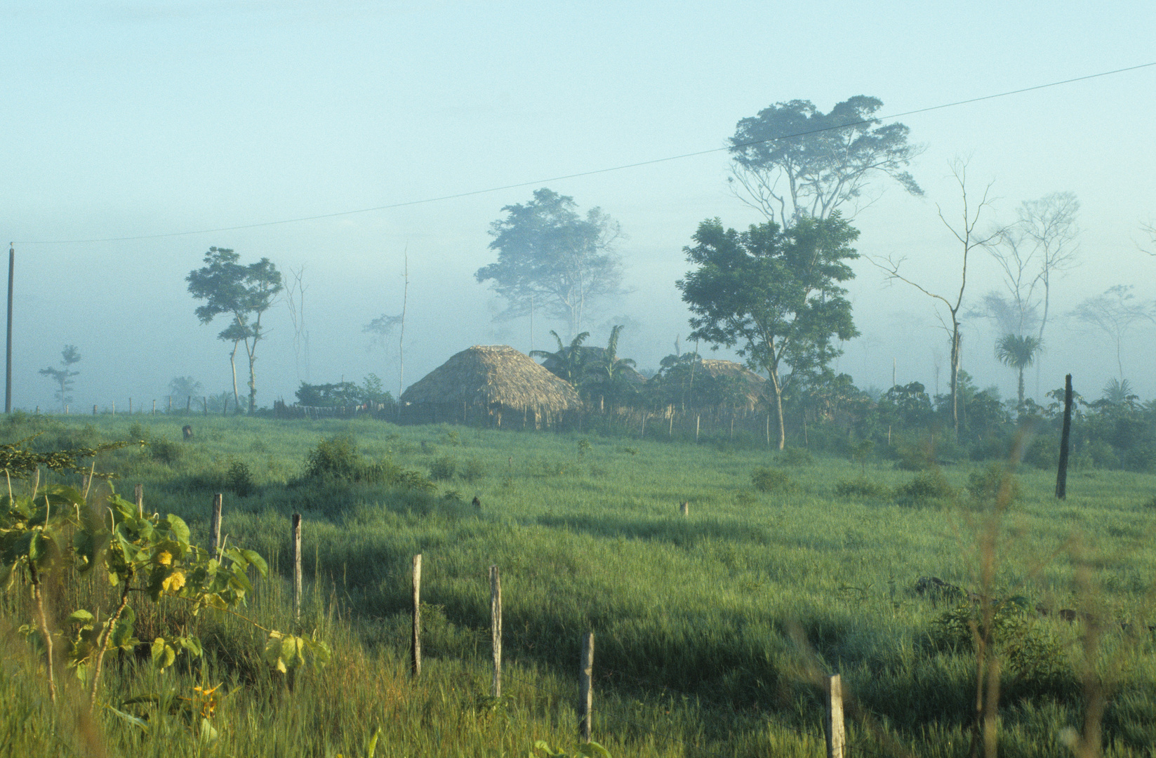 Frühmorgendliche Landschaft in Chiapas