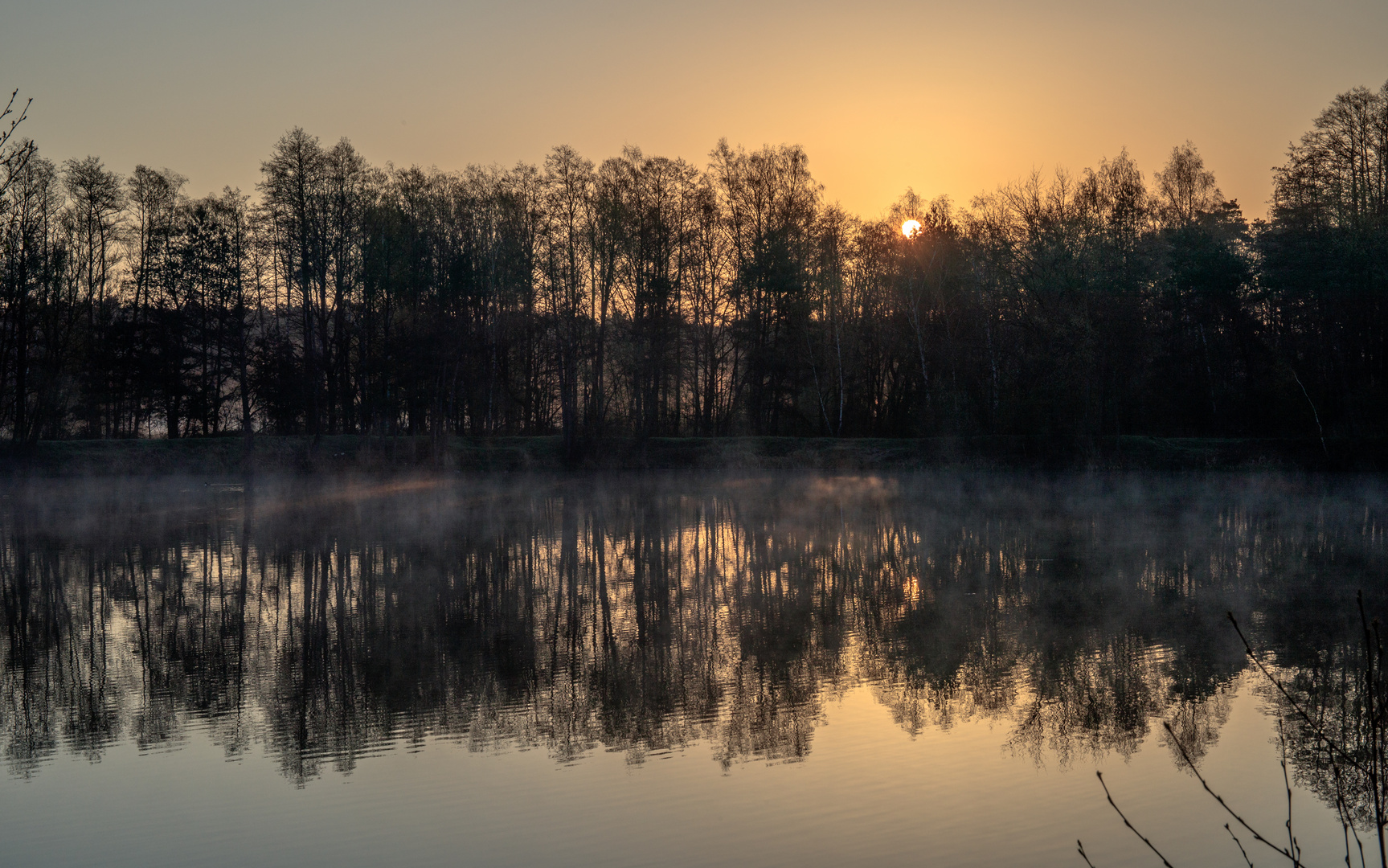 Frühmorgens ...