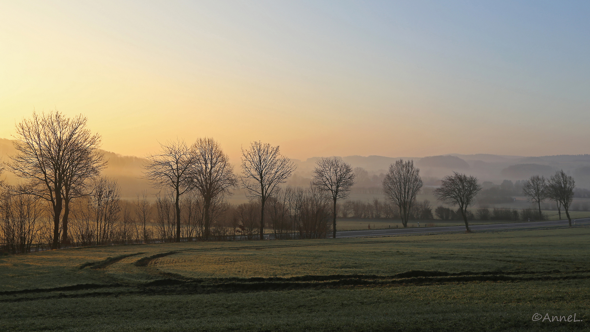 Frühmorgens . . .