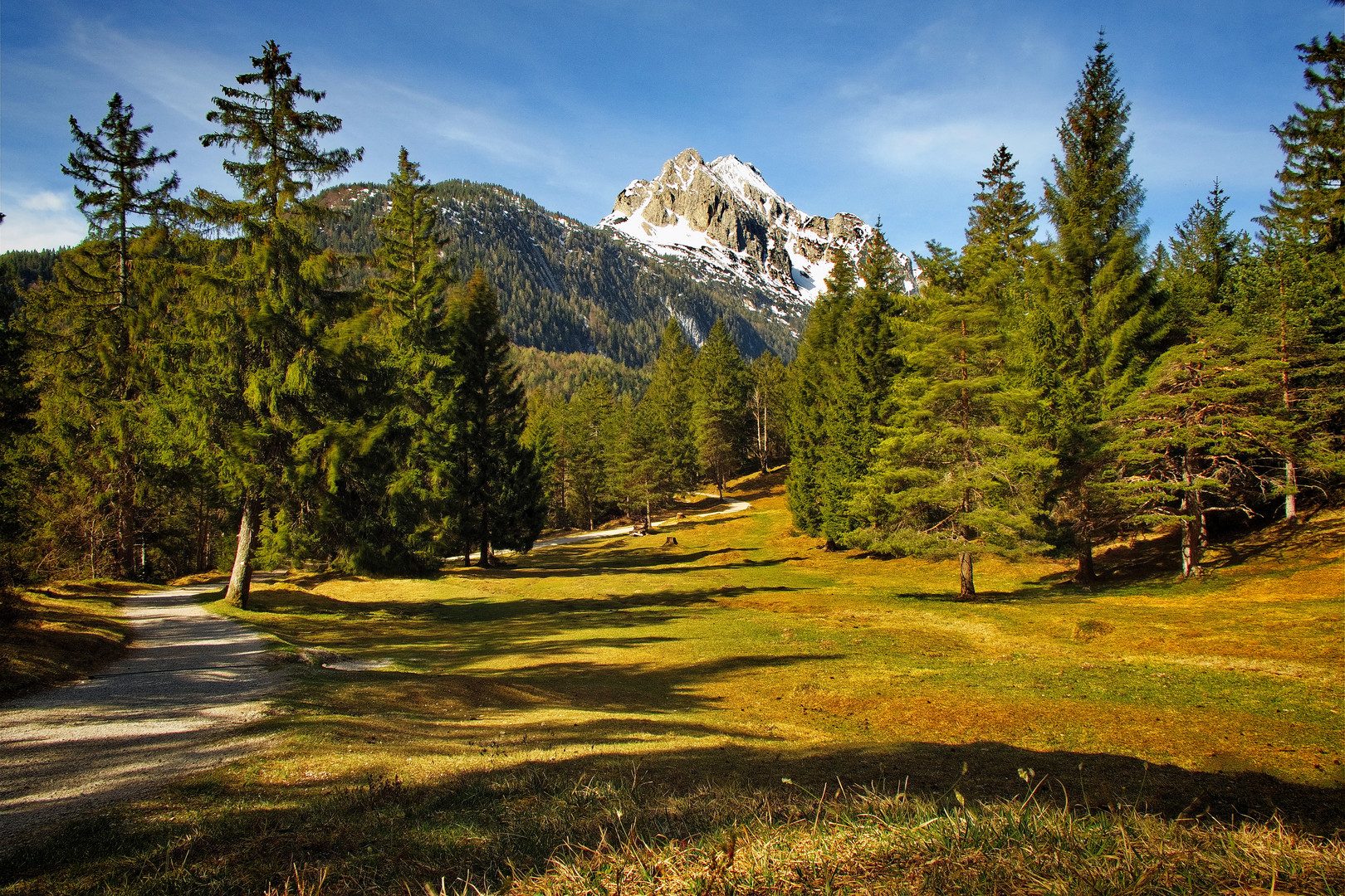 Frühmorgens, alleine