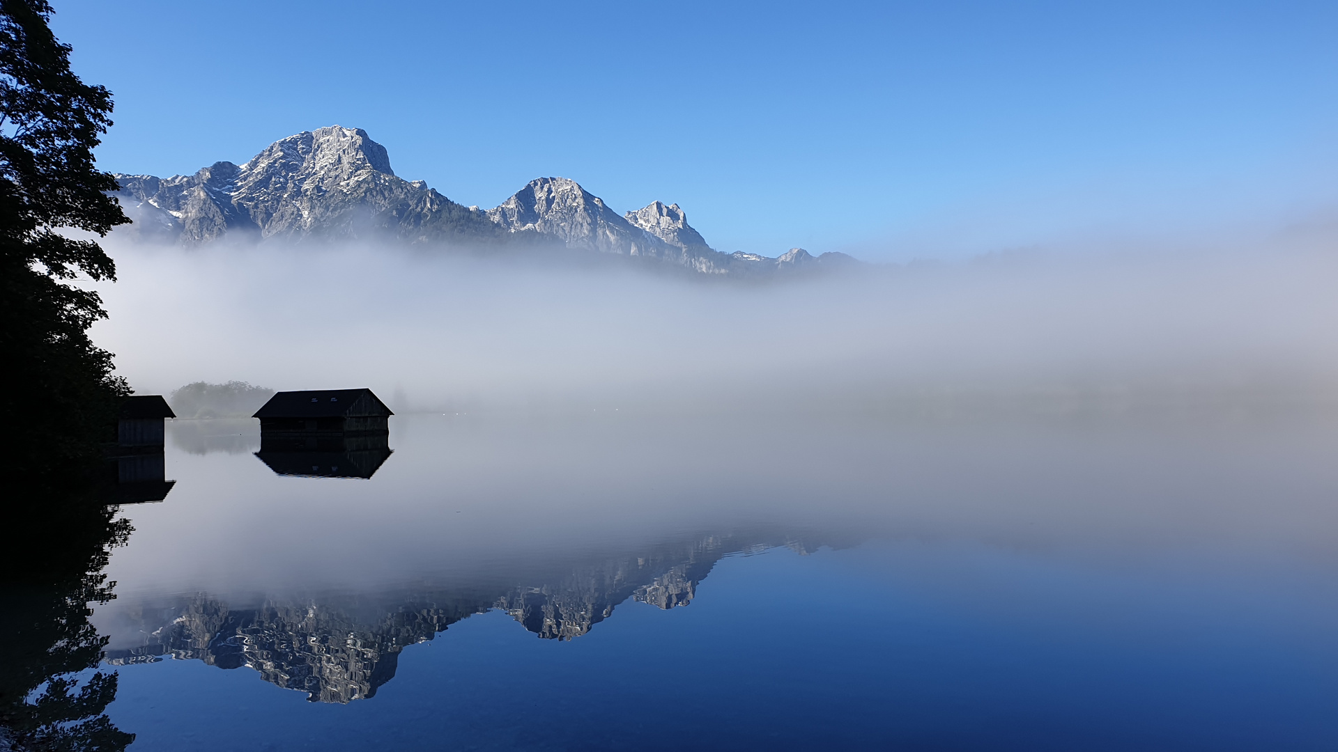 Frühmorgens am Almsee