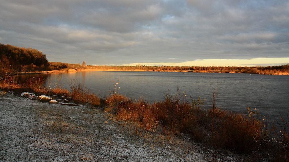 frühmorgens am Baggersee