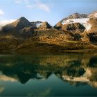 FRÜHMORGENS AM BERNINAPASS