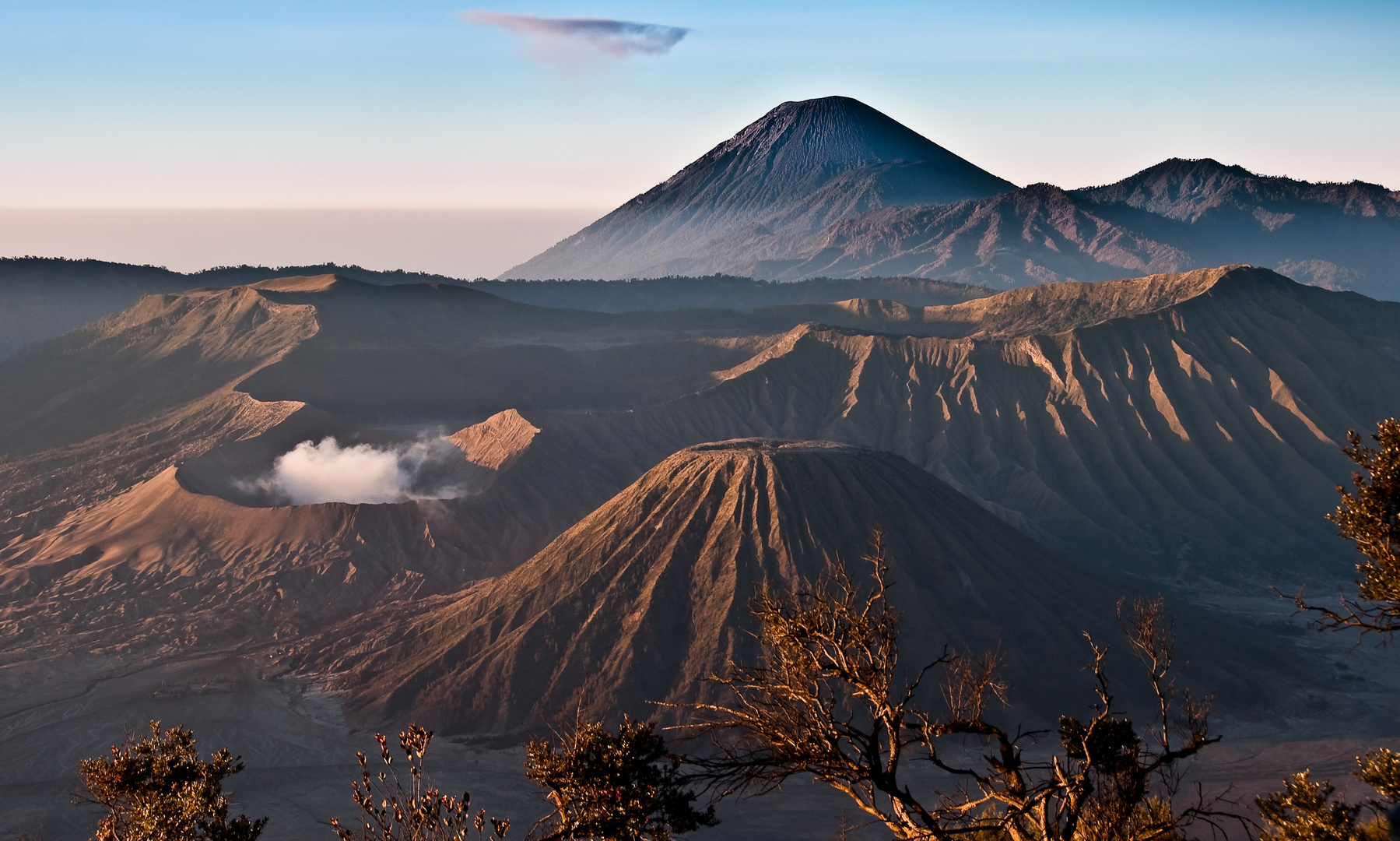 Frühmorgens am Bromo