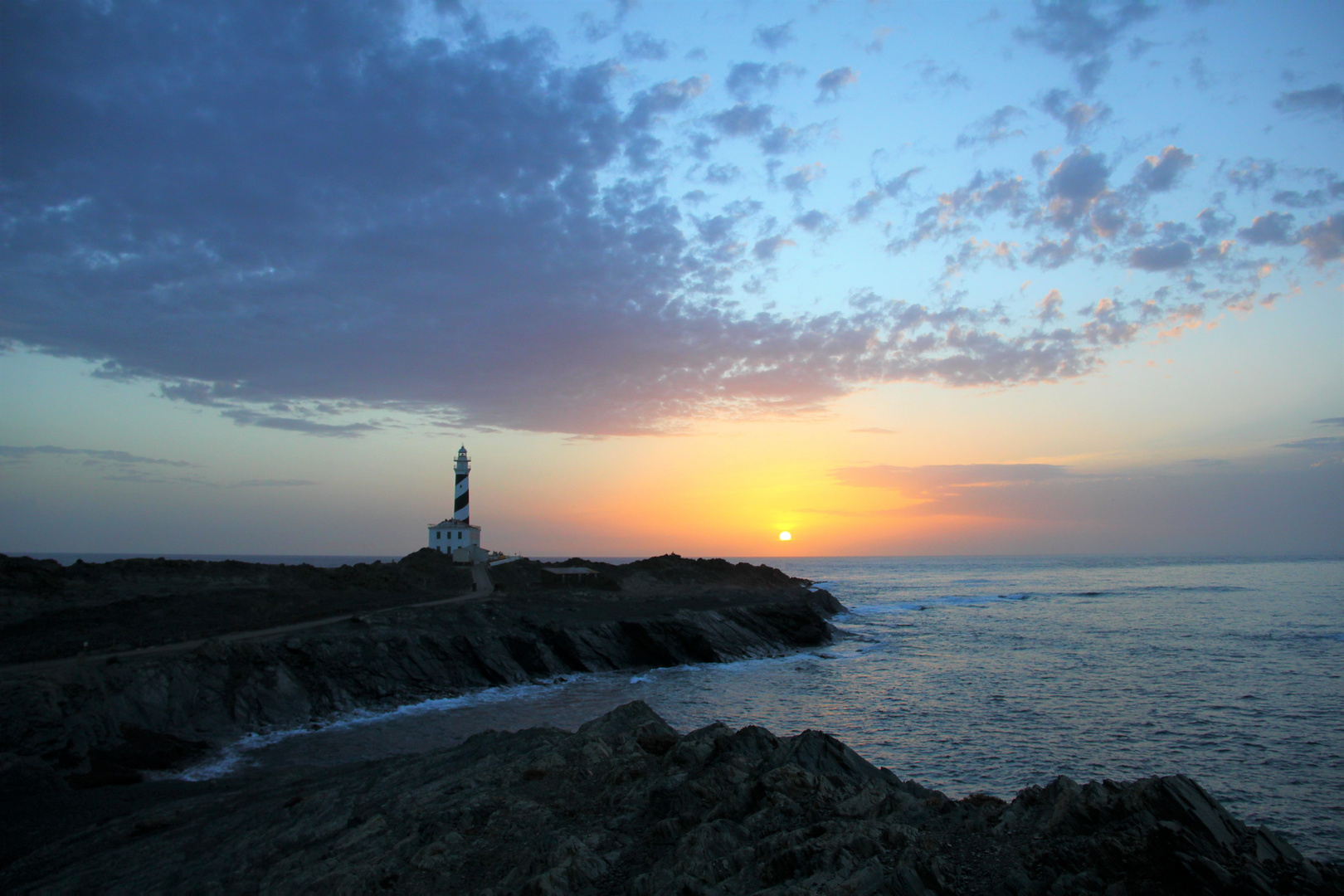 Frühmorgens am Cap Favaritx, Menorca