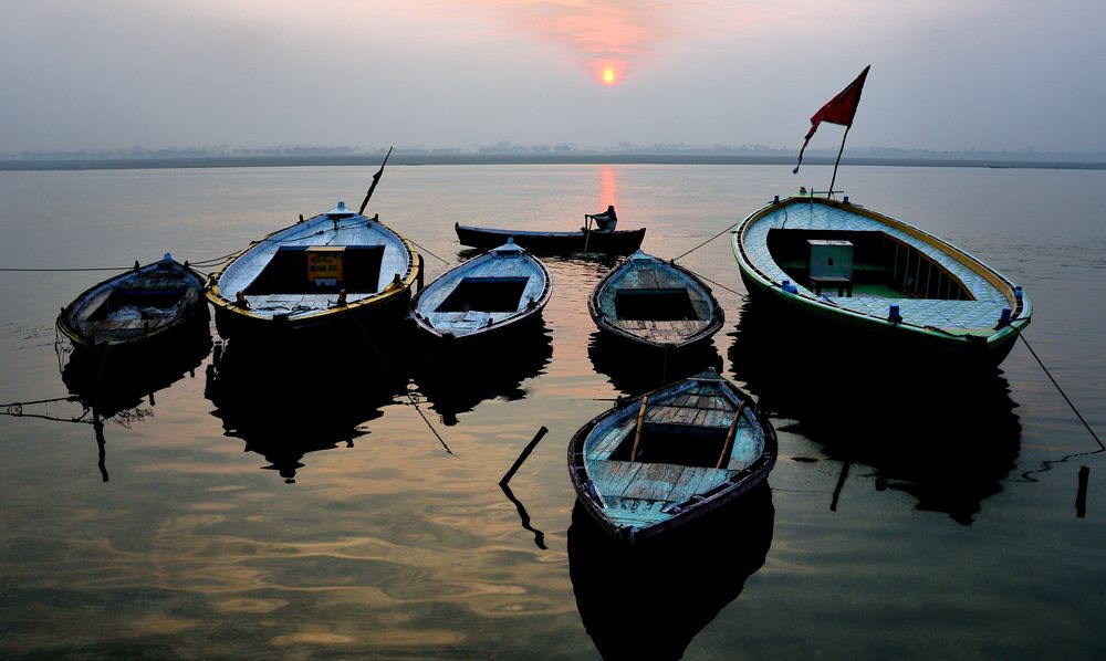 Frühmorgens am Ganges