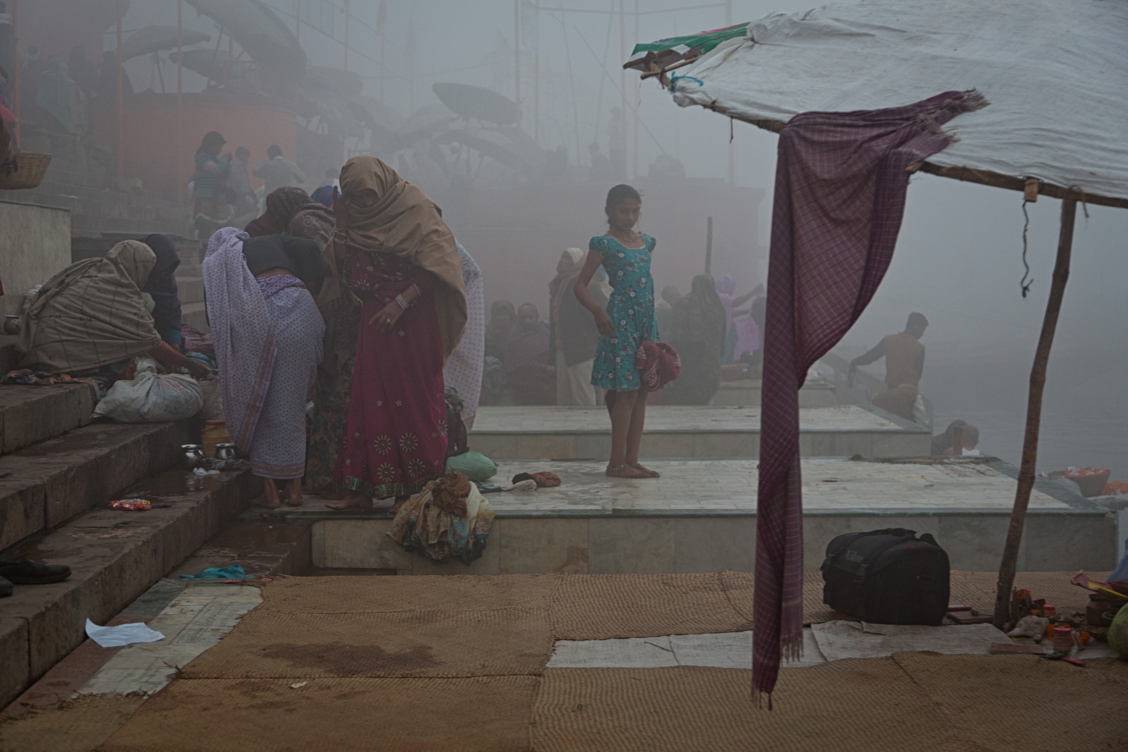 Frühmorgens am Ganges