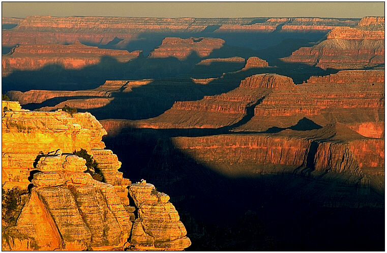 Frühmorgens am Grand Canyon