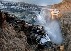 Frühmorgens am Gullfoss