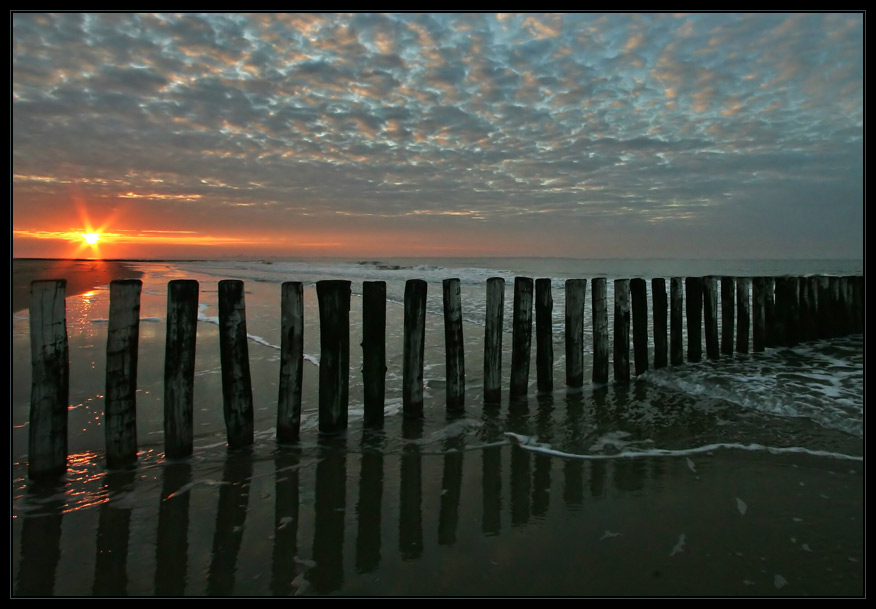 Frühmorgens am Meer