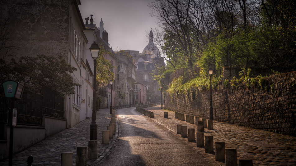 Frühmorgens am Montmartre