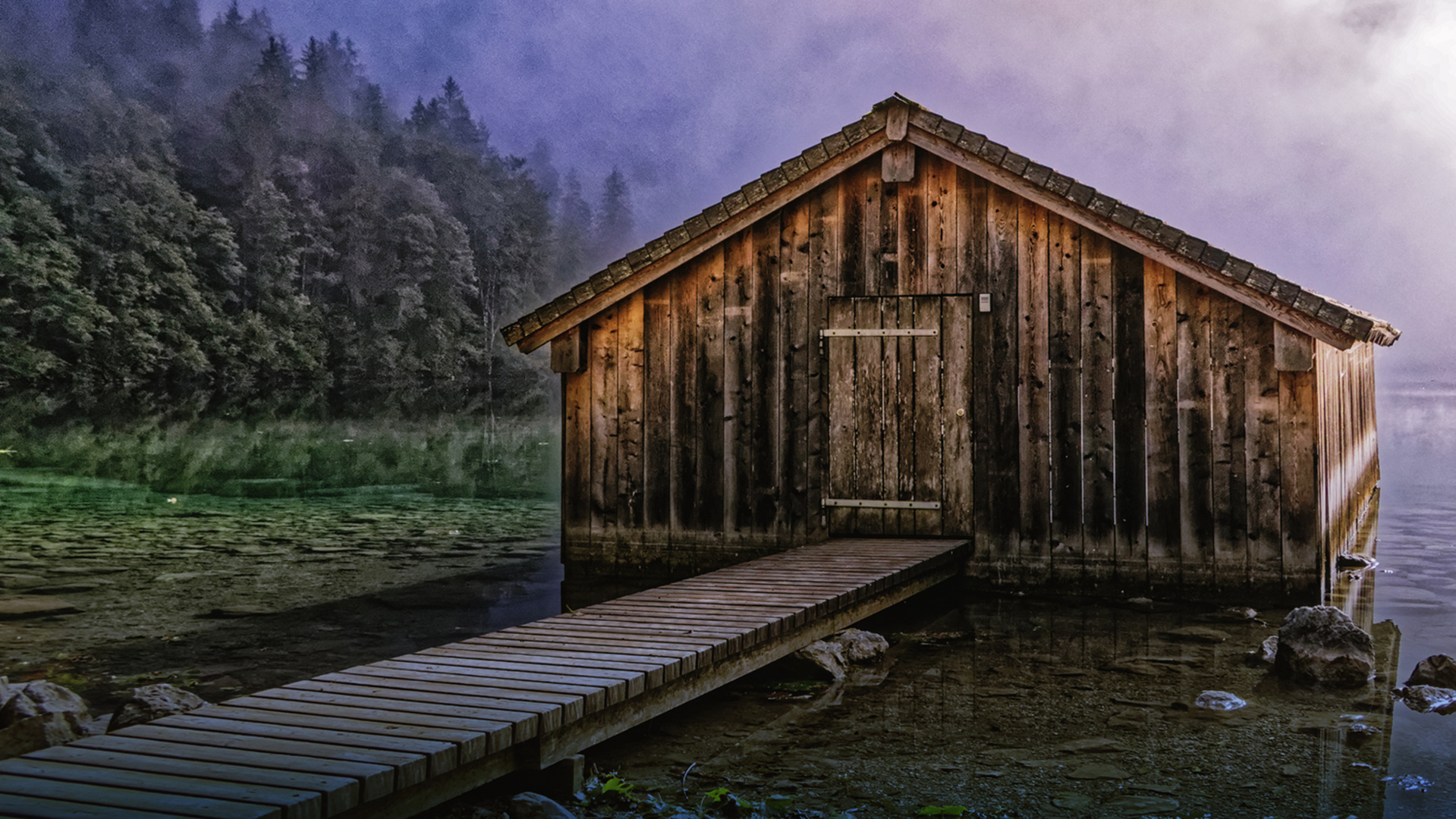 Frühmorgens am Obersee