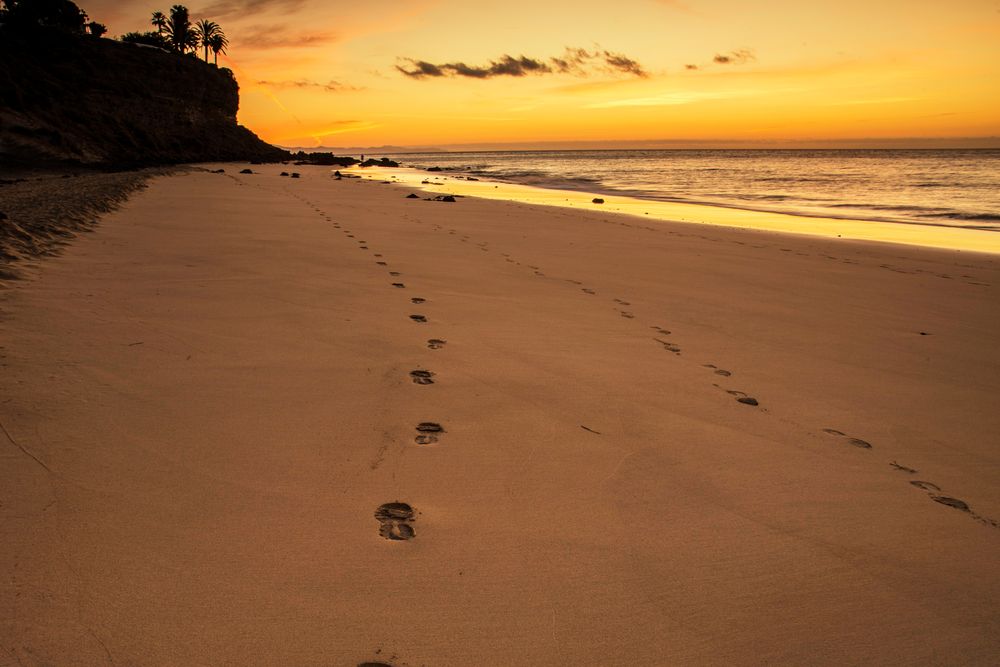 Frühmorgens am Strand