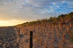 frühmorgens am strand