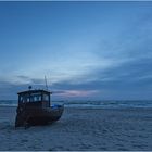 frühmorgens am Strand von Ahlbeck