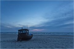 frühmorgens am Strand von Ahlbeck