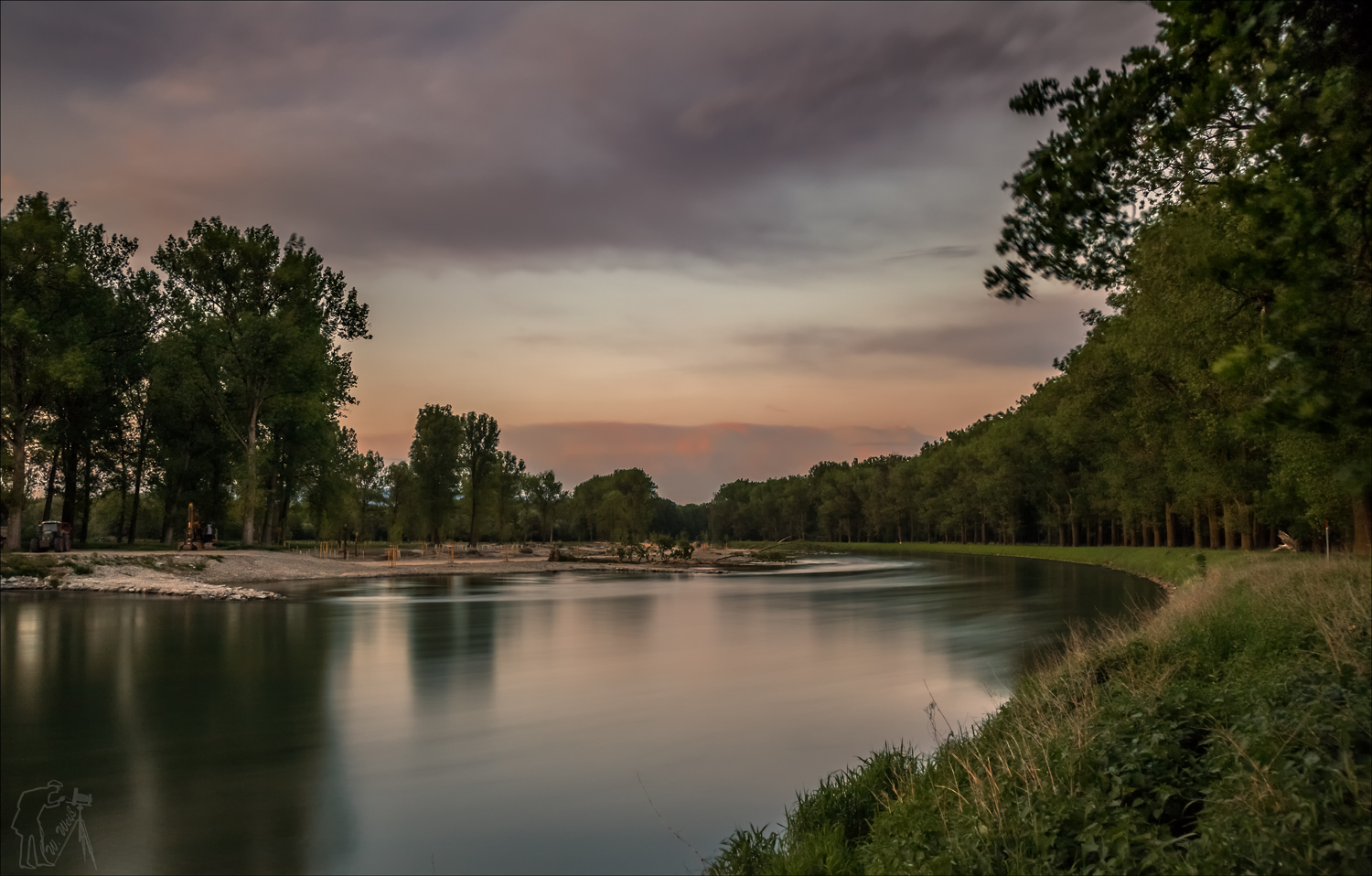 Frühmorgens an der Isar bei Isarmünd