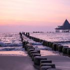 Frühmorgens an der Ostsee.