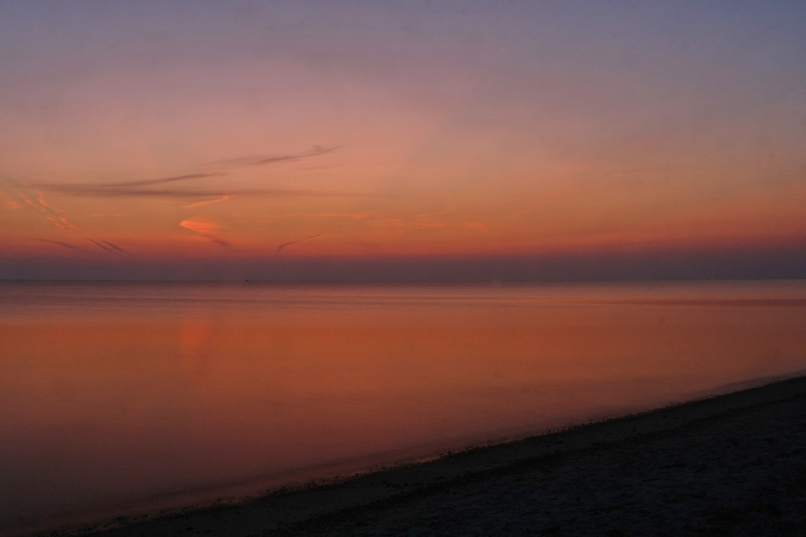 ...frühmorgens an der Ostsee