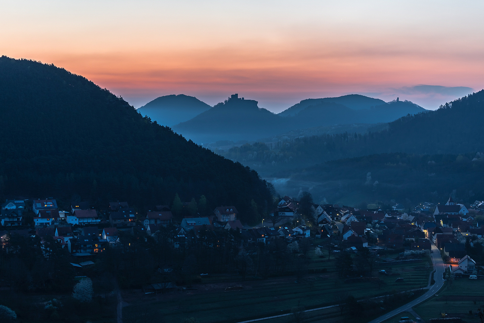 Frühmorgens auf dem Fels ....