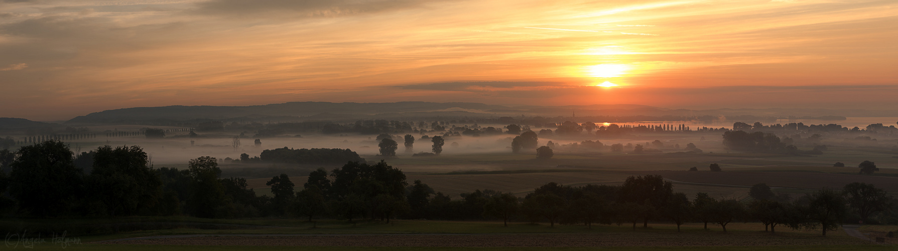 Frühmorgens auf dem Galgenberg ..