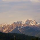 Frühmorgens ein Blick zu den Kitzbühler Alpen