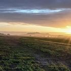 Frühmorgens hinter den Lahnbergen