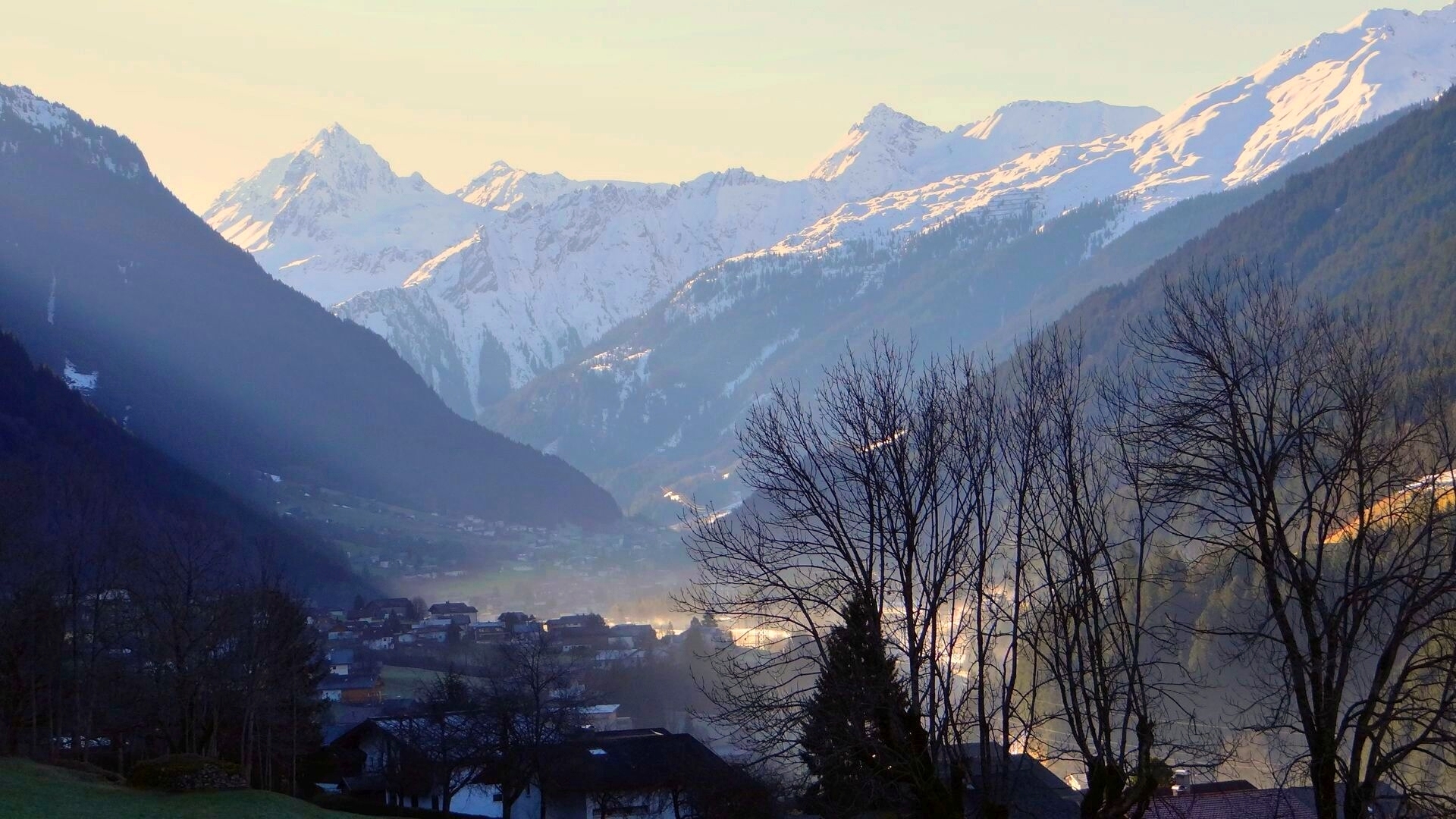 Frühmorgens im Montafon