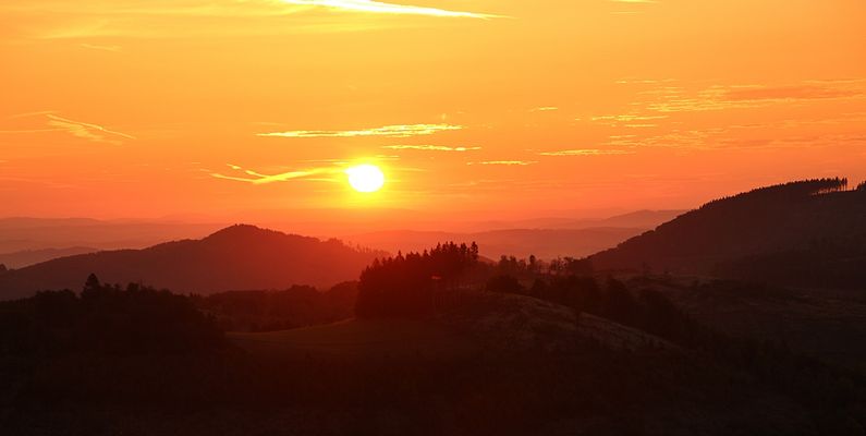 Frühmorgens im Sauerland