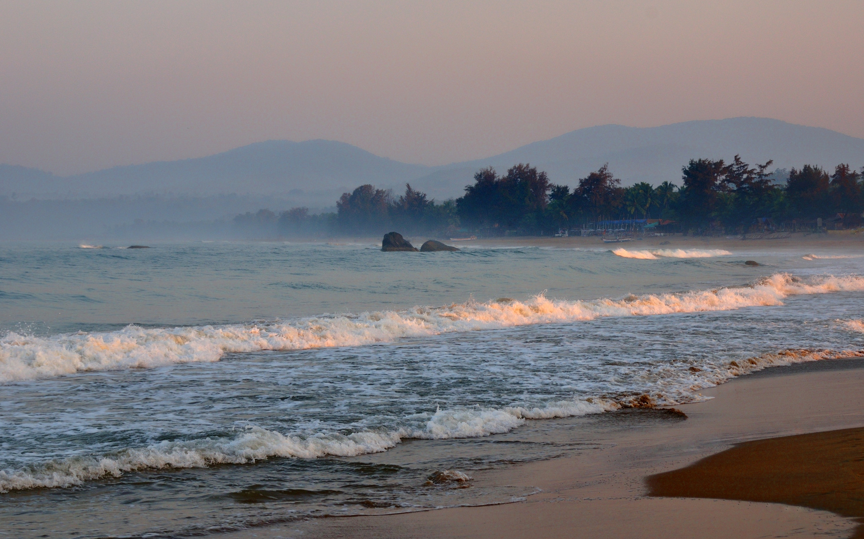 Frühmorgens in Agonda