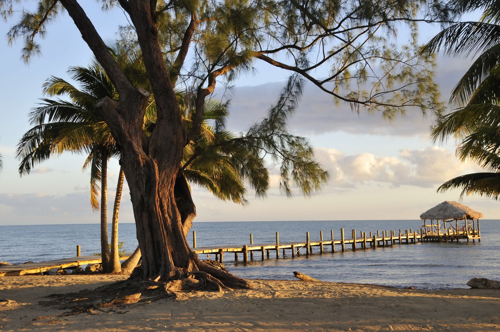 Frühmorgens in Dangriga