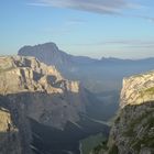 Frühmorgens in den Dolomiten