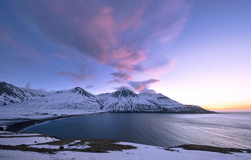 Frühmorgens in den Ostfjorden