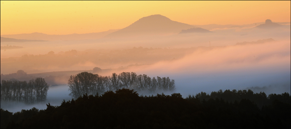 Frühmorgens in der Sächsischen Schweiz (I)