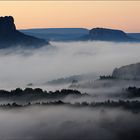 Frühmorgens in der Sächsischen Schweiz (III)